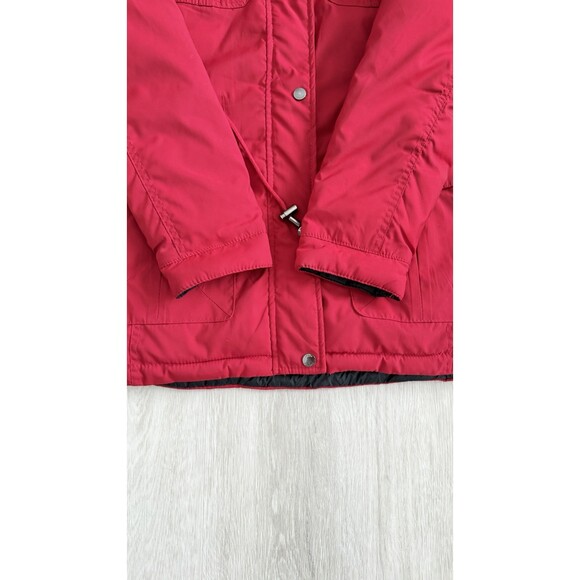 Urban Heritage REVERSIBLE Winter Parka Red/Black Women's Large - Picture 6 of 8